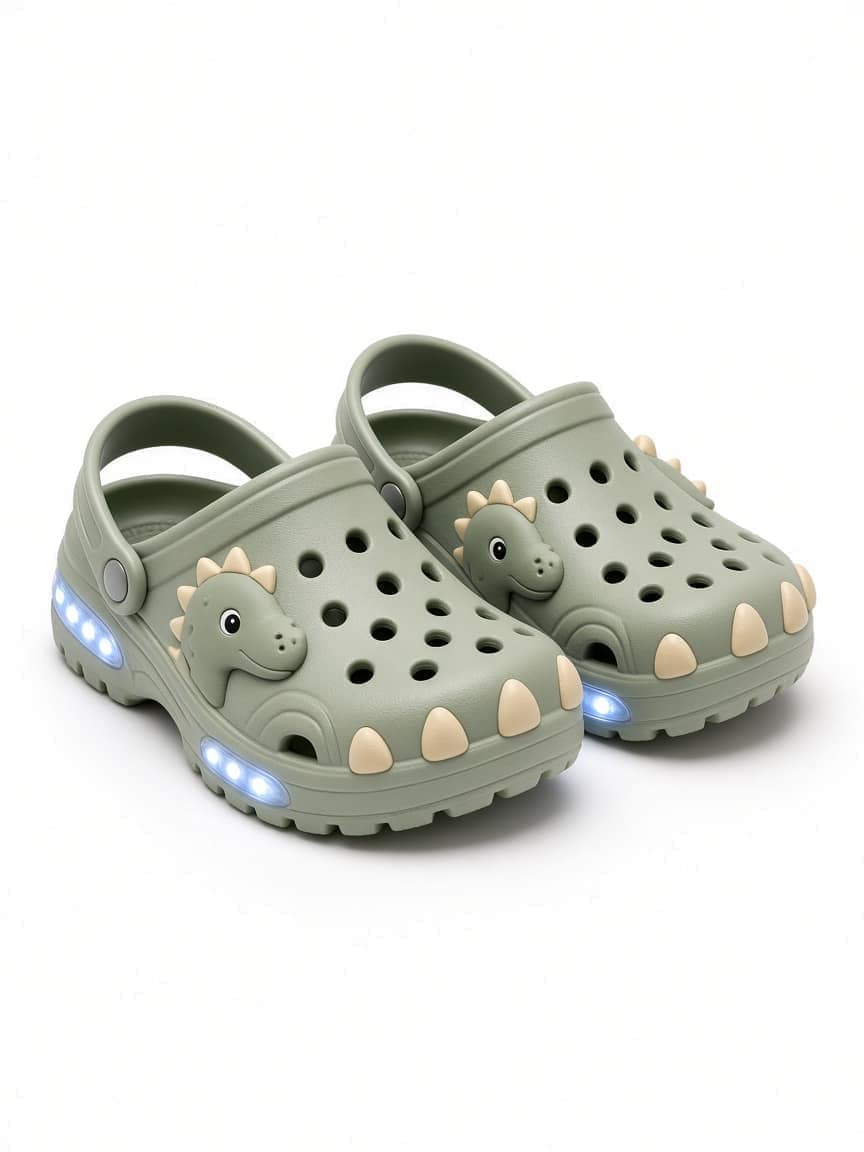 Dino Claw Light-Up Clogs